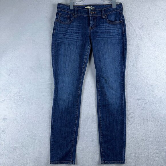 Old Navy 'The Diva' Slim Skinny Jeans Denim Stretch Womens Dark Blue Size 2Short - Picture 1 of 11